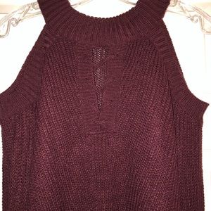Charlotte Russe Cold shoulder Sweater